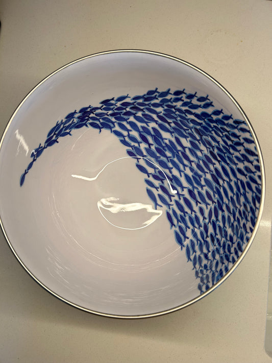 Shoeless Joe Stainless Steel Shoal serving bowl