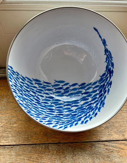 Shoeless Joe Stainless Steel Shoal serving bowl