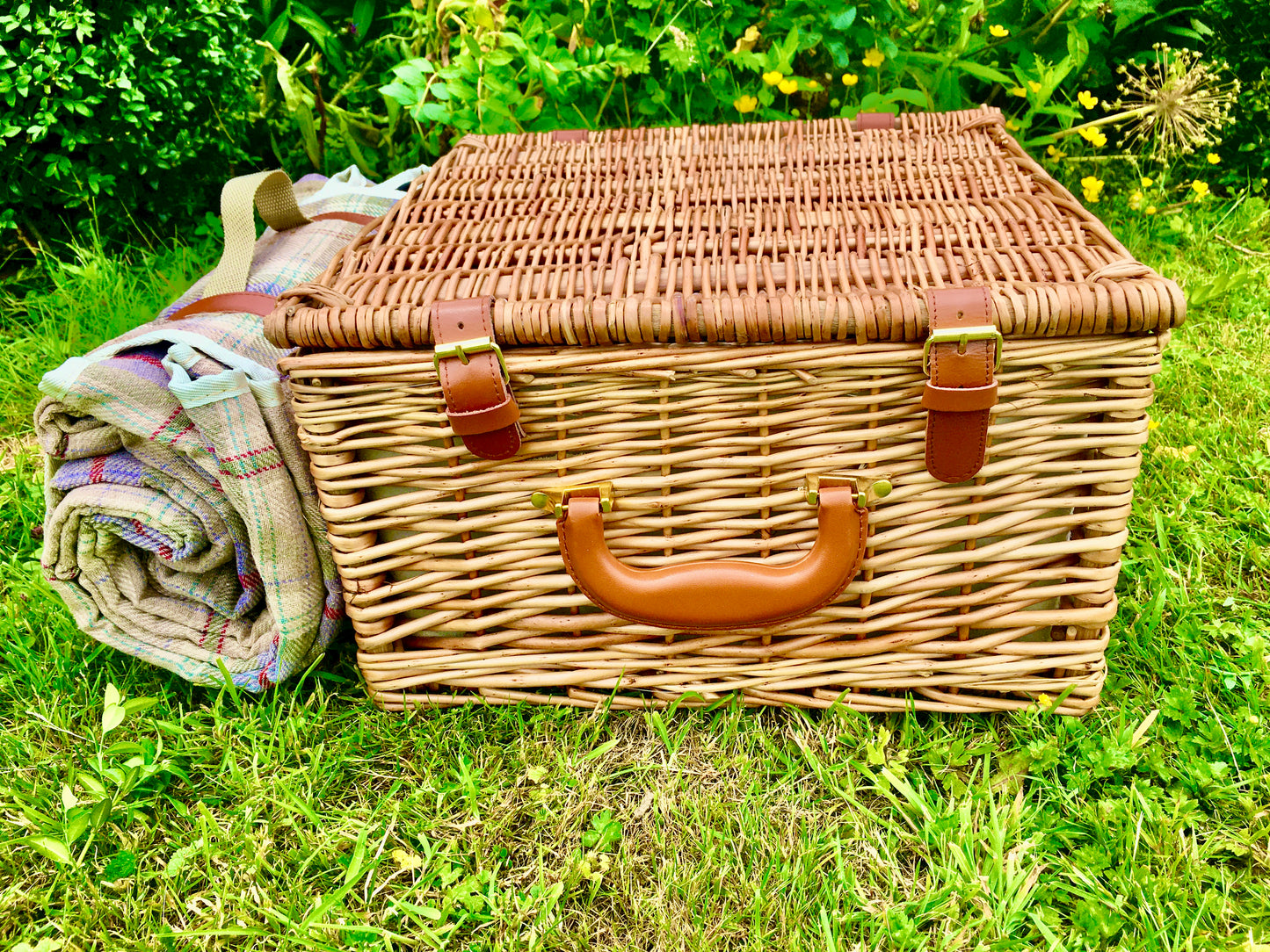 picnic set with rug