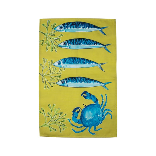 lime green shoeless joe Tea Towel