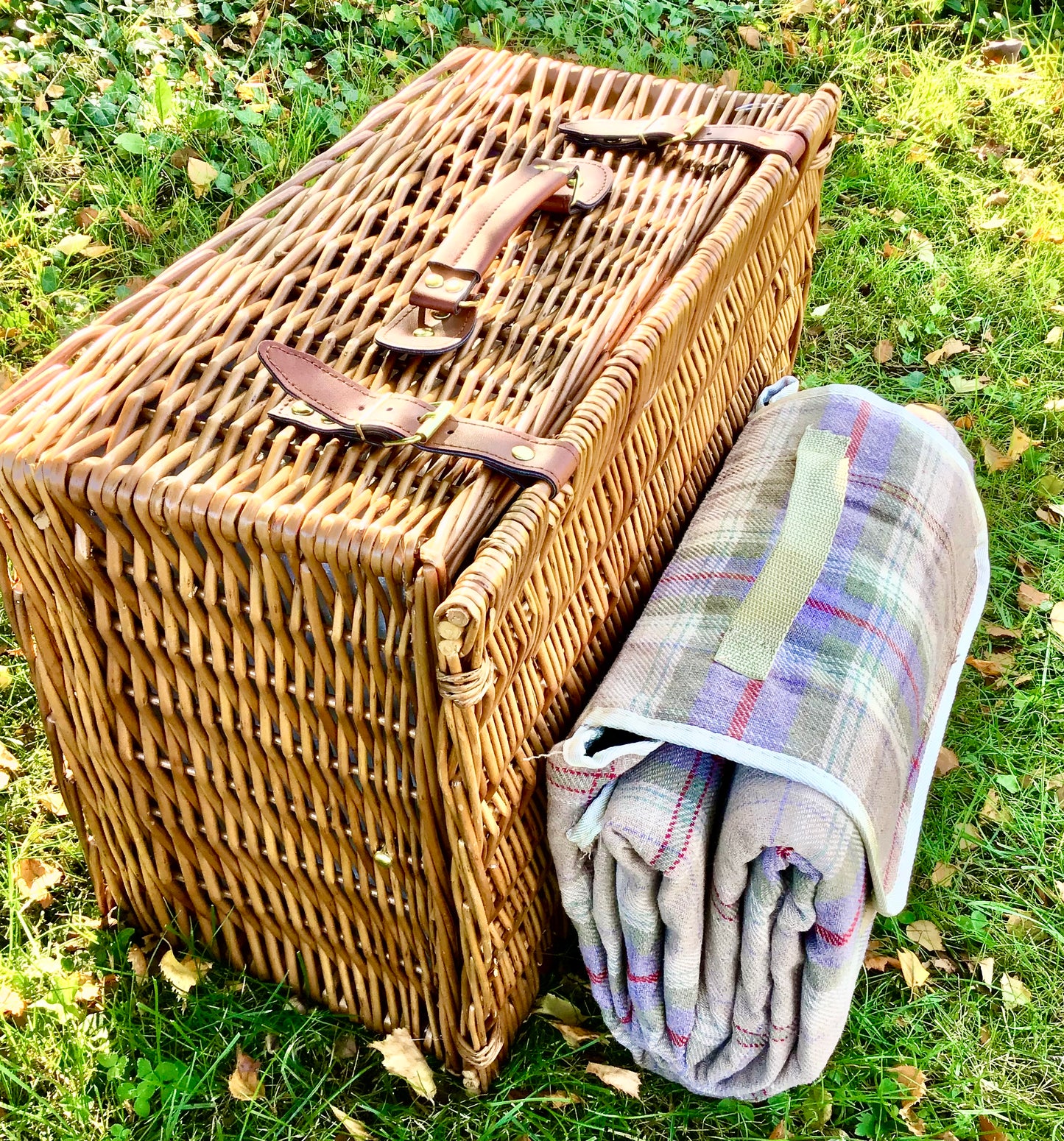 The Sussex ivory fitted hamper for 6
