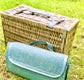 picnic hamper and rug