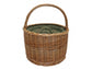 round tweed hiller basket