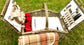 The Hamilton  - an ivory top-handled hamper for 4