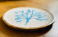 Seaweed design mango wood serving tray