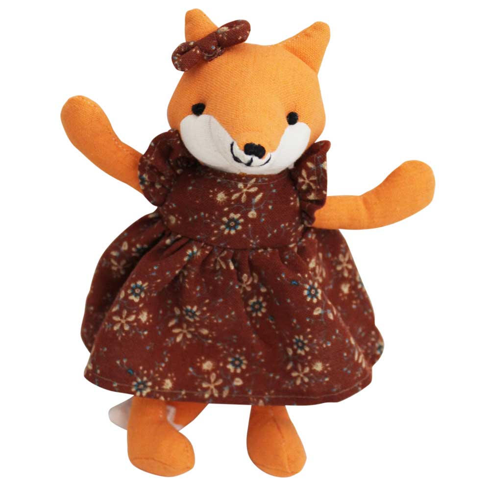 mrs fox traditional soft toy