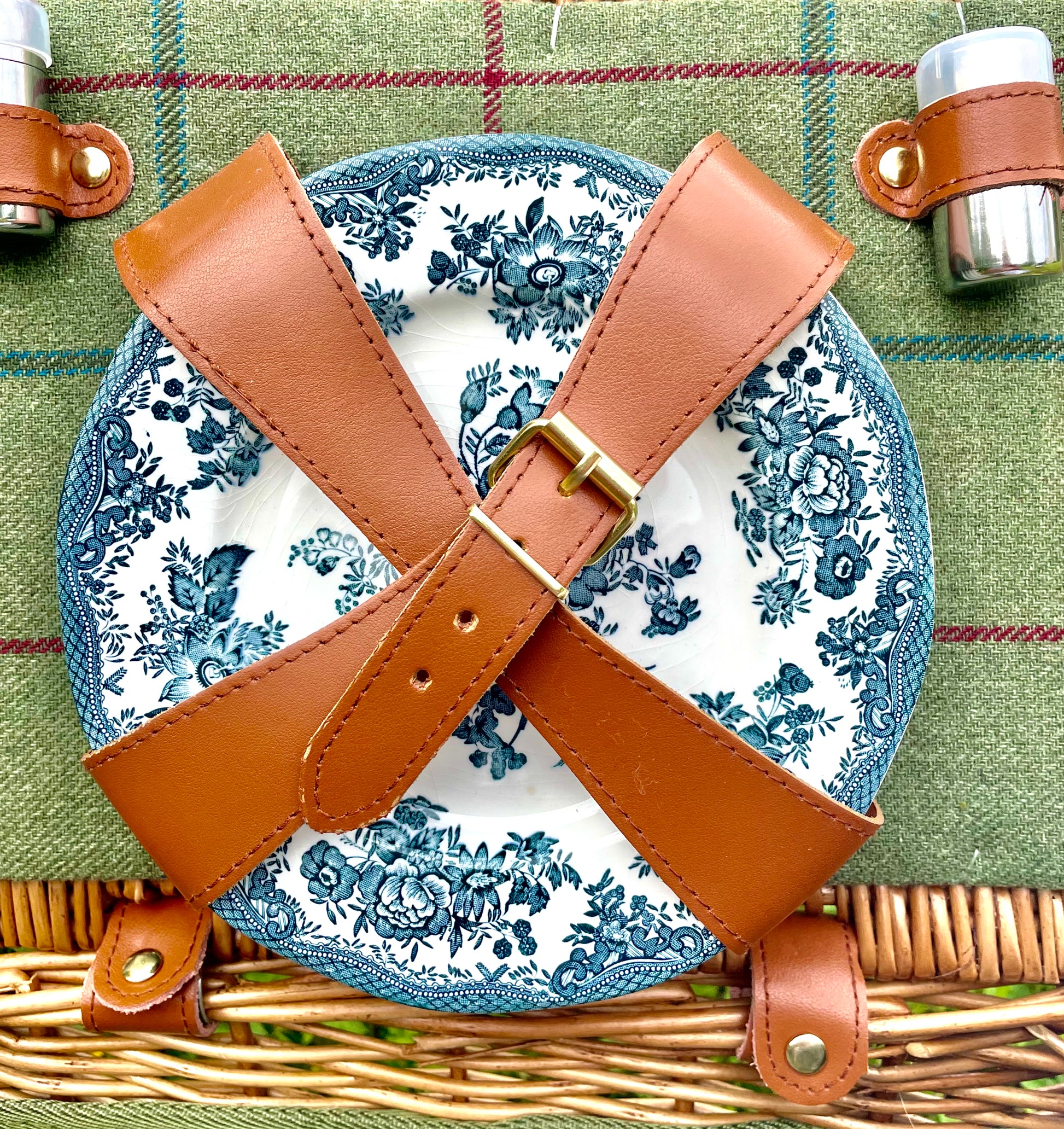 vintage tea plates