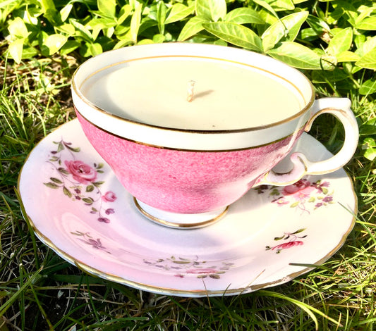 vintage china scented candle