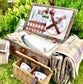 The Bathwick - fitted willow picnic hamper for 2