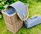 The City Slicker - Grey Chiller Basket And Picnic Blanket