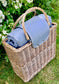 The City Slicker - Grey Chiller Basket And Picnic Blanket