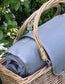 The City Slicker - Grey Chiller Basket And Picnic Blanket