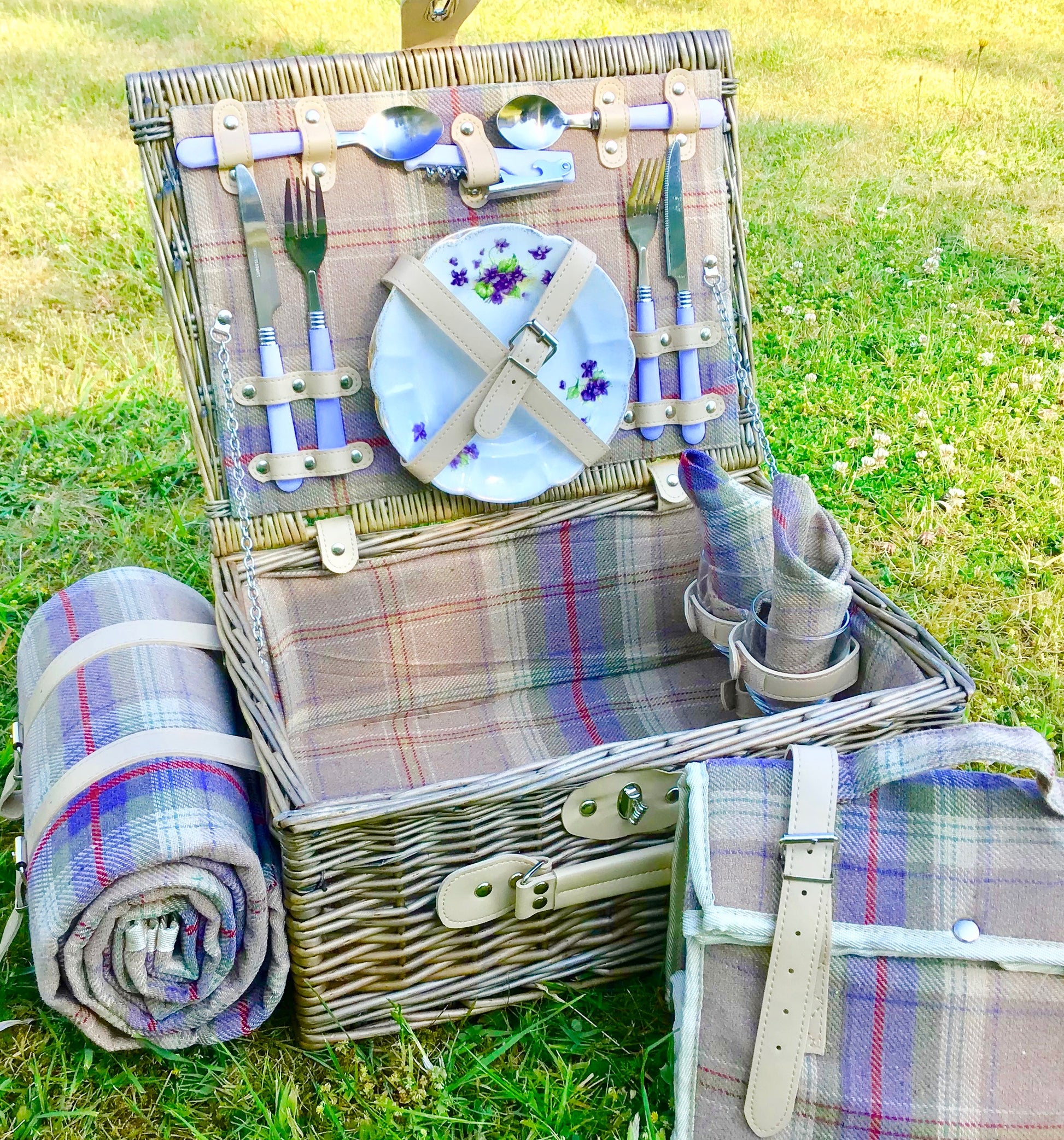 willow picnic set for 2