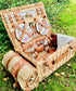 The Grange - a tweed lined willow Picnic Hamper for 4
