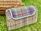 Tweed picnic rugs - waterproof backed
