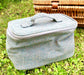 green tweed chiller cooler bag