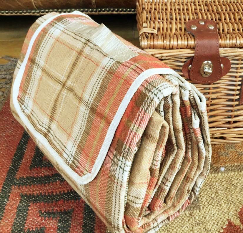 tweed picnic rug