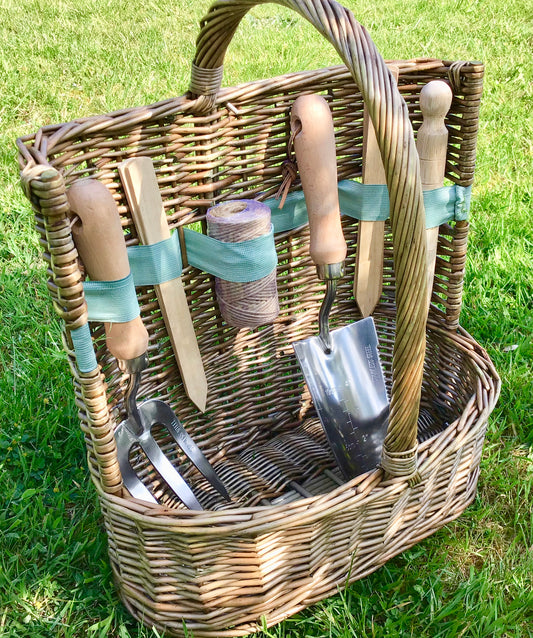 Antique wash gardener's basket